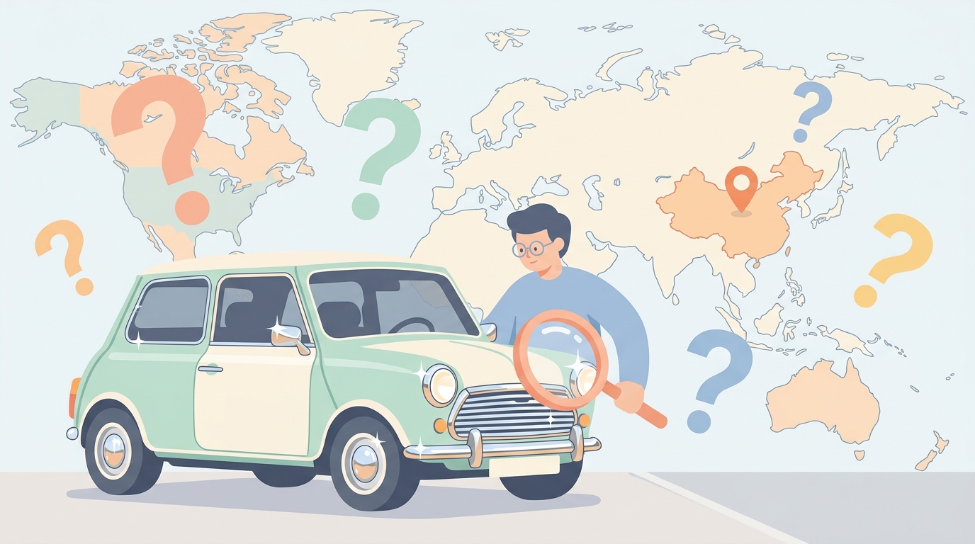 KUTOOKカーパーツのブランド調査イメージイラスト