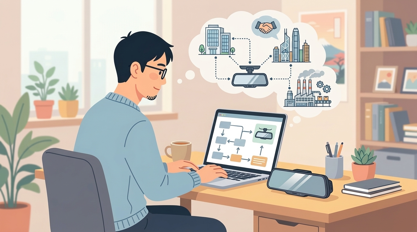 PORMIDOの会社概要と製造拠点を示すイラスト