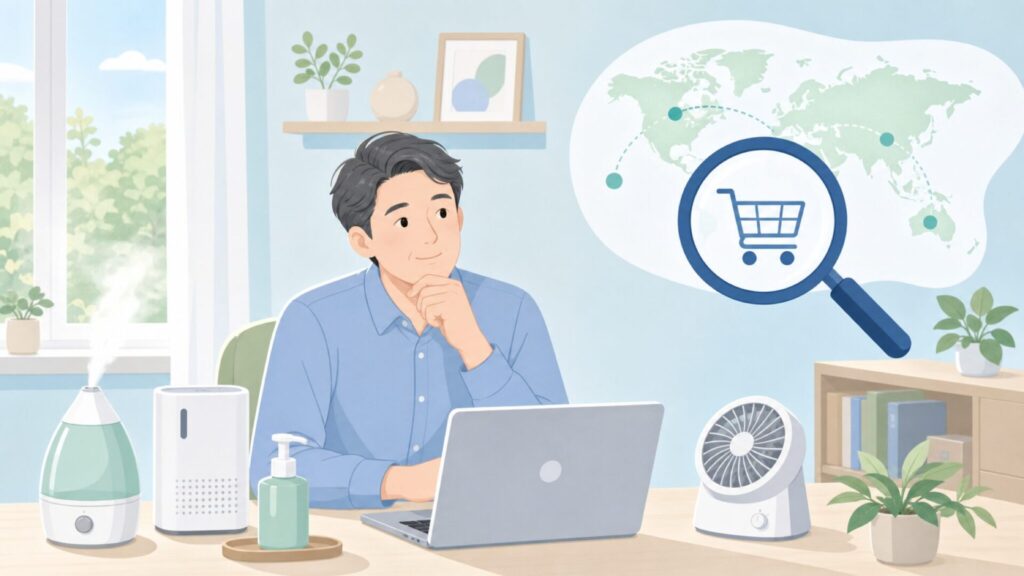ブランドの国と評判を確認する人物