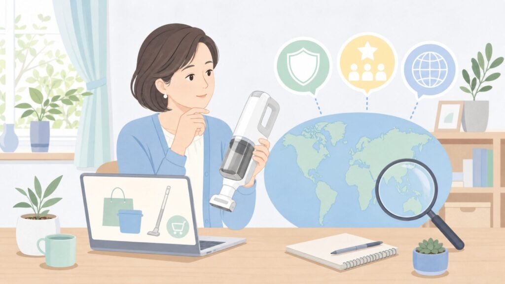 Beldrayの国籍や評判を確認する女性