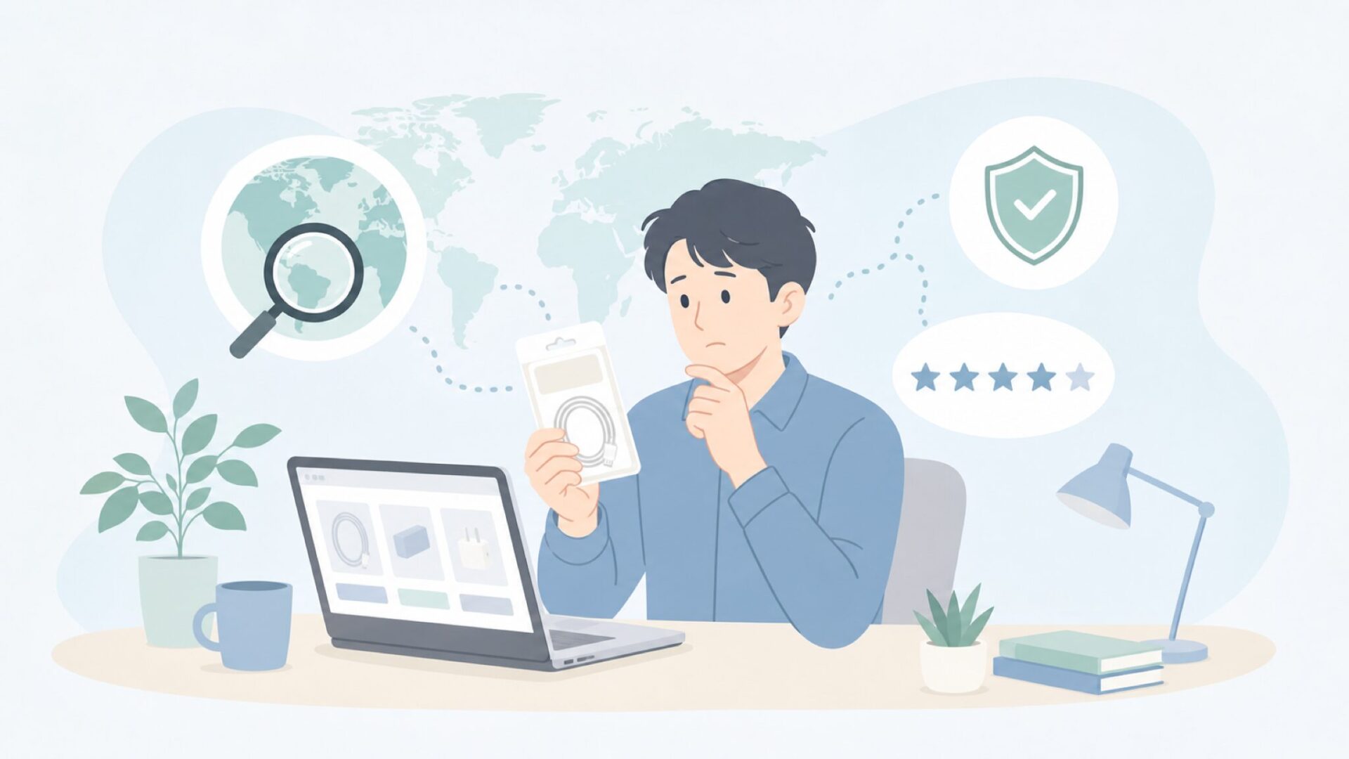 Deniibeの出自と安全性を確認する人物
