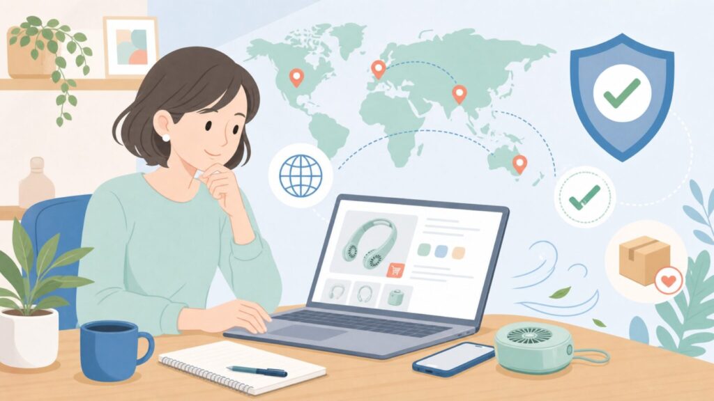 LOMAYAのブランド実態を確認する様子