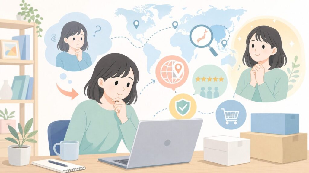 Tailuluはどこの国のブランド？会社概要と口コミ・評判を徹底解説の要点を表すイラスト
