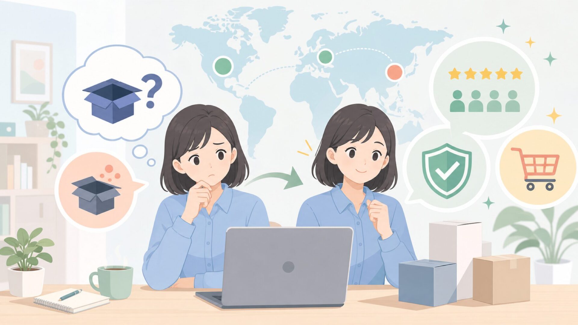 LAFARUNはどこの国？怪しい中国ブランドの実態と信頼性【2026】の要点を表すイラスト
