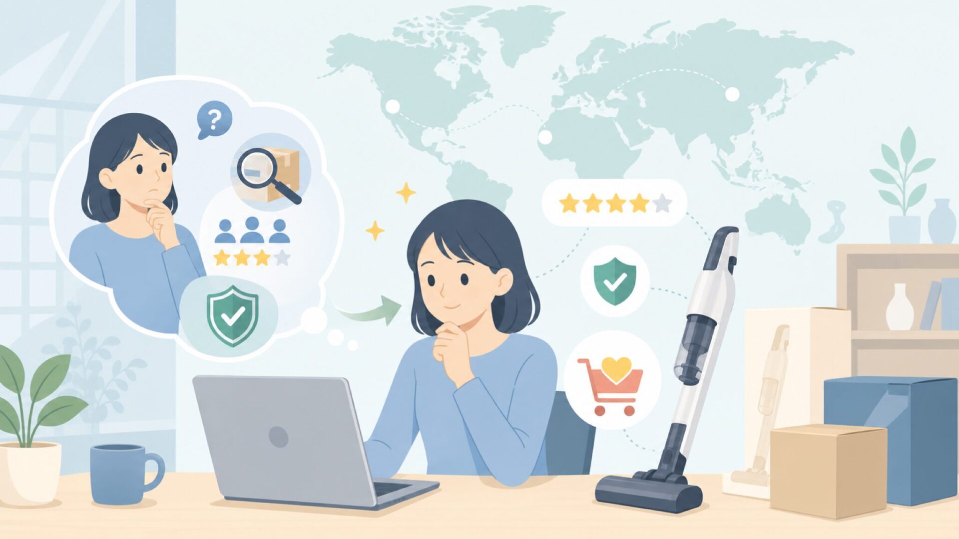 Leaccoはどこの国？中国メーカーの実態と評判を調査【2026】の要点を表すイラスト