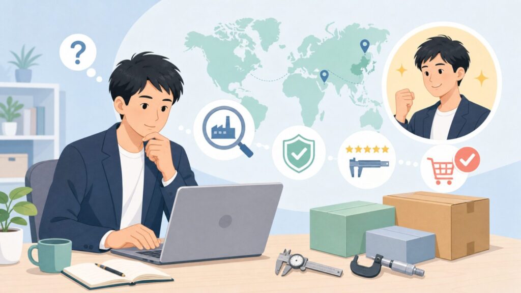 INSIZEはどこの国のメーカー？本社・製造国と精度の信頼性を解説の要点を表すイラスト