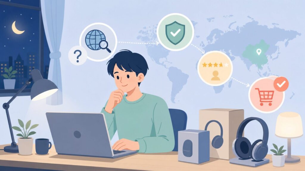WINTORYはどこの国？中国製でも安心な理由【2026最新】の要点を表すイラスト