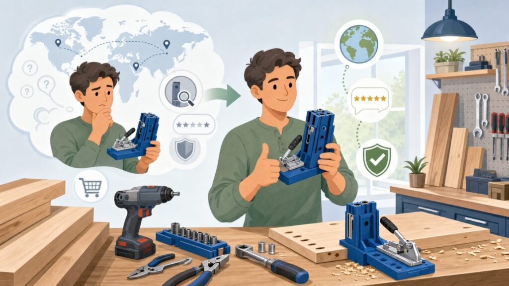 Kregはどこの国のブランド？アメリカ発の理由と品質を徹底解説の要点を表すイラスト