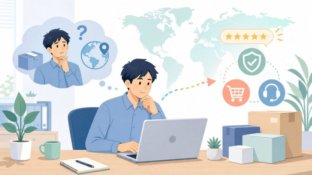 Silverlineはどこの国のブランド？運営会社と製造国を調査の要点を表すイラスト