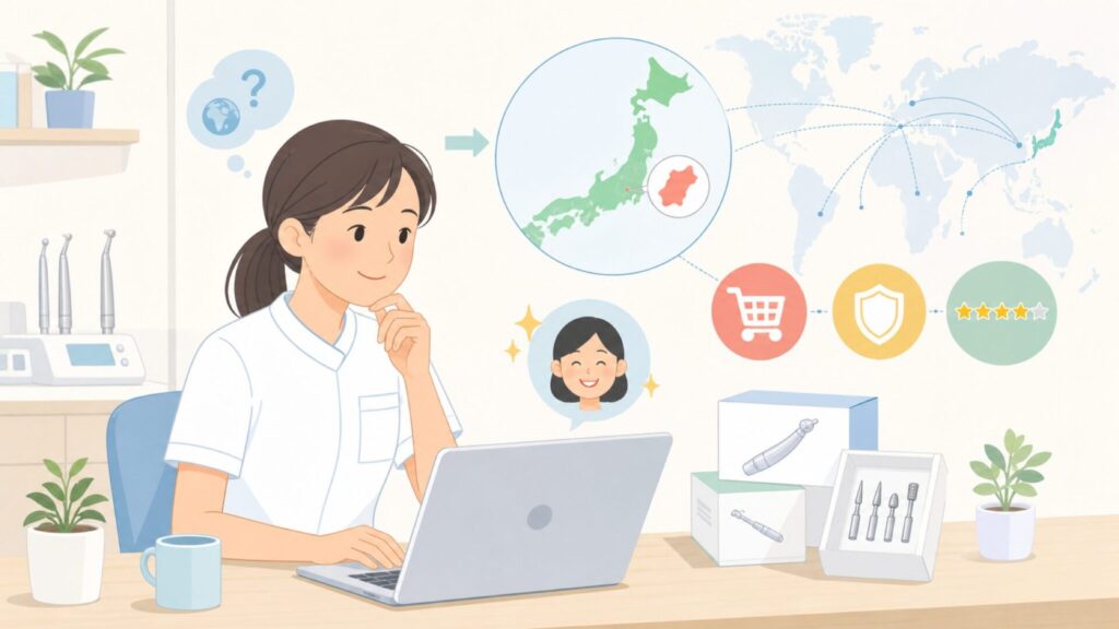 Nakanishiはどこの国?栃木発・世界シェアトップの日本企業でしたの要点を表すイラスト