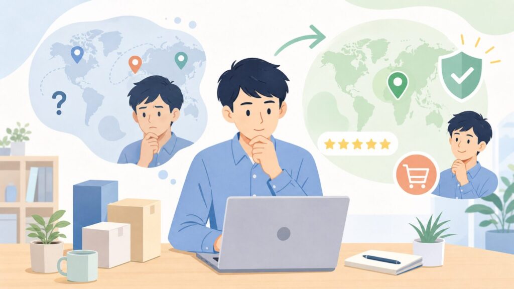 Tokuはどこの国？日本のジャズ歌手と紛らわしい同名の見分け方の要点を表すイラスト