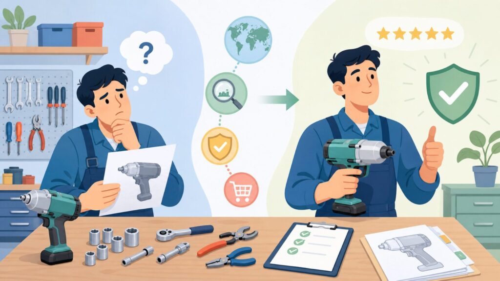 Emugeはどこの国？ドイツの老舗工具メーカーを最短で解説の要点を表すイラスト