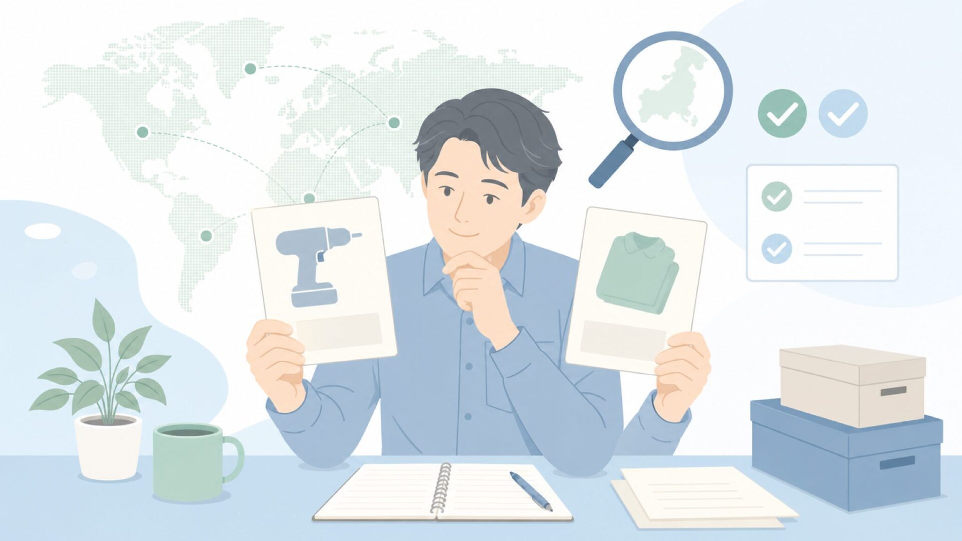 Feinの表記違いとブランドの正体を整理するイラスト