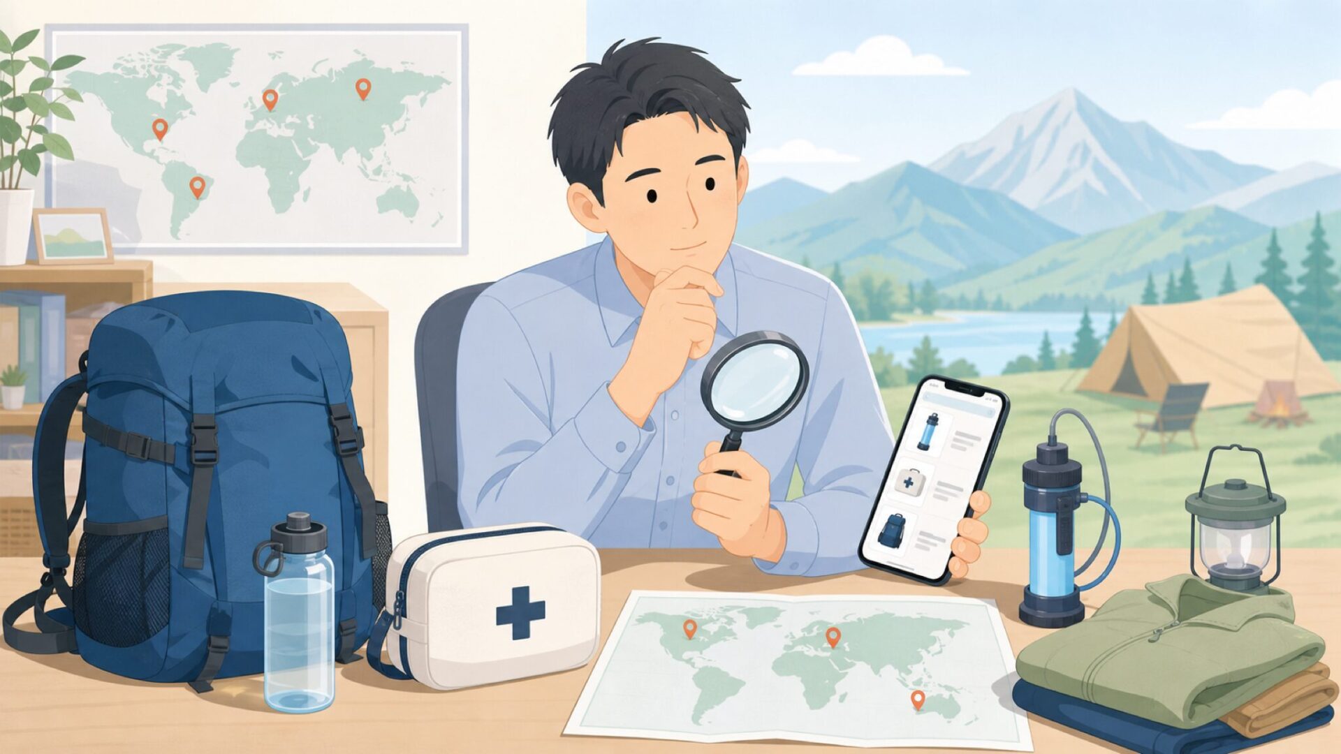 ITHKYの安全性を調べるアウトドア用品購入者