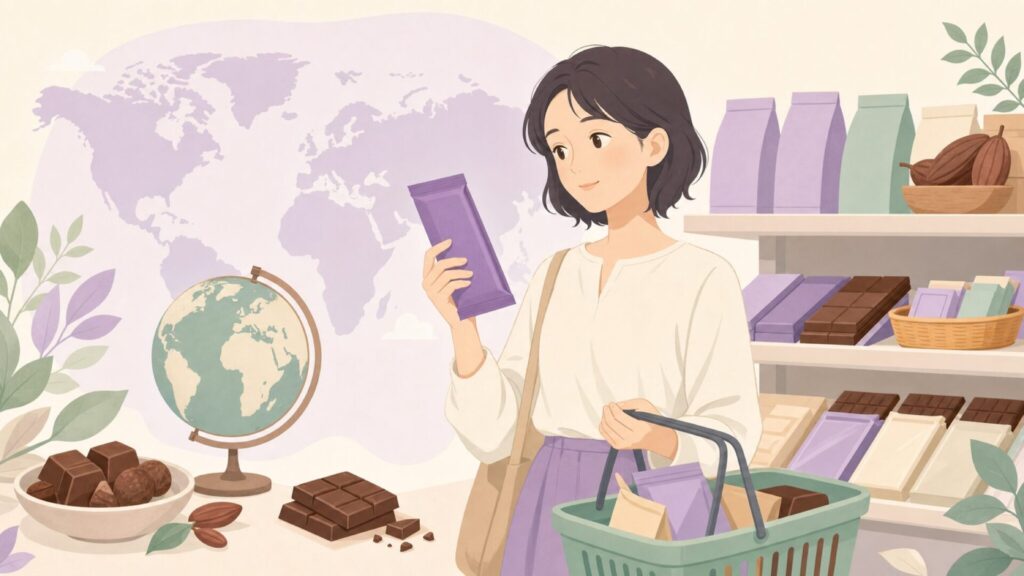 ミルカの発祥国とブランドの正体を整理するイラスト
