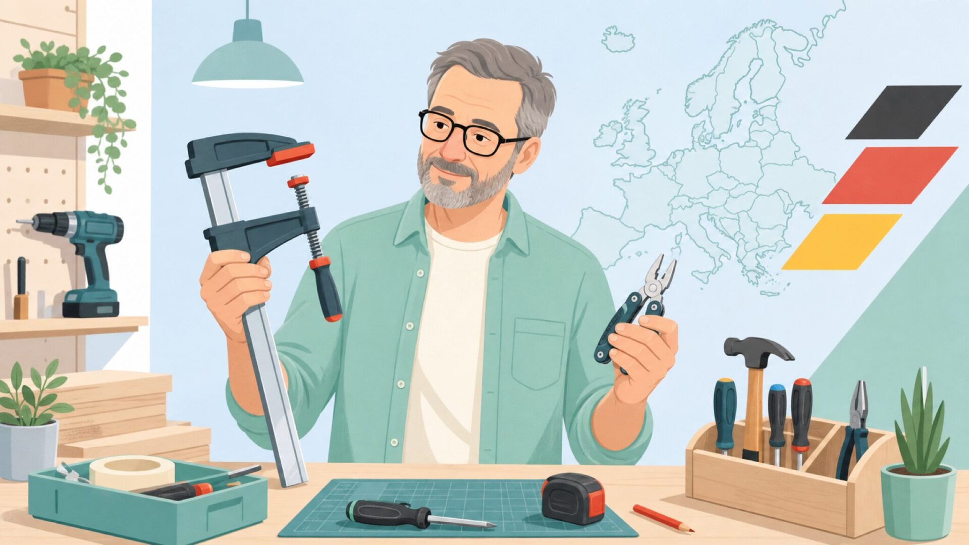 ドイツ発DIYブランドを確認する工具作業台