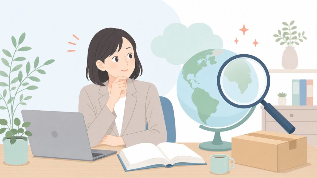 Progenyの正体を調べる人物のイラスト