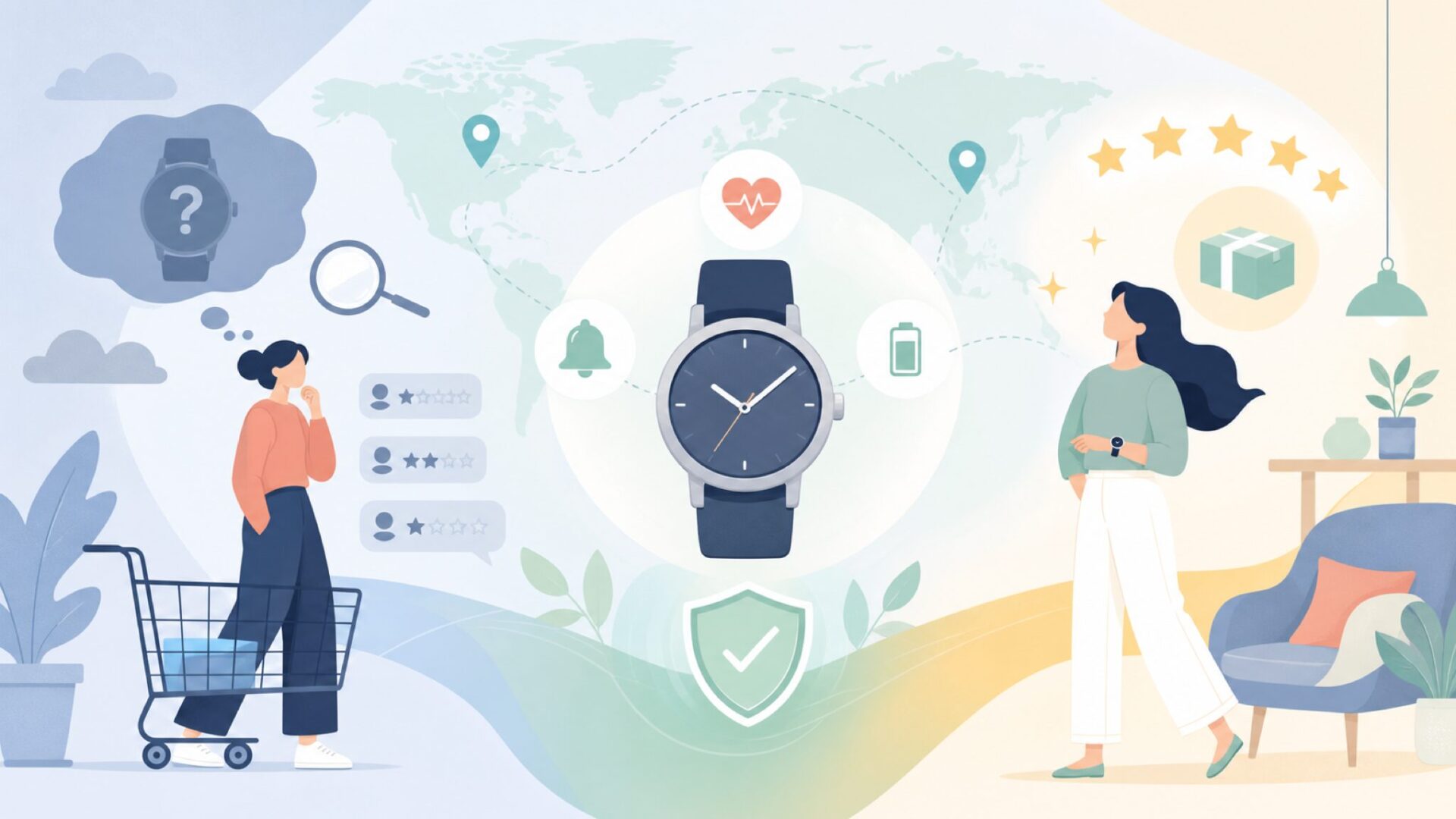 KLONのリュックはどこの国発？バッグ製品の実態とデザイン評価を表すイラスト