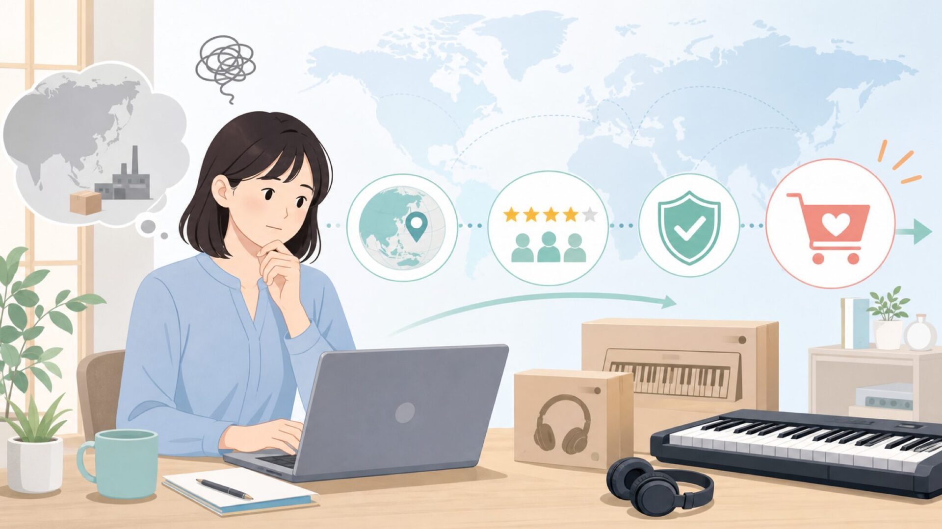 Donnerはどこの国のメーカー？まず結論と会社概要を押さえるを表すイラスト