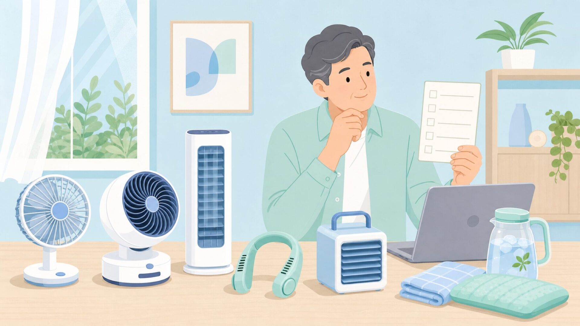 Breeze商品のラインナップを比較するイラスト