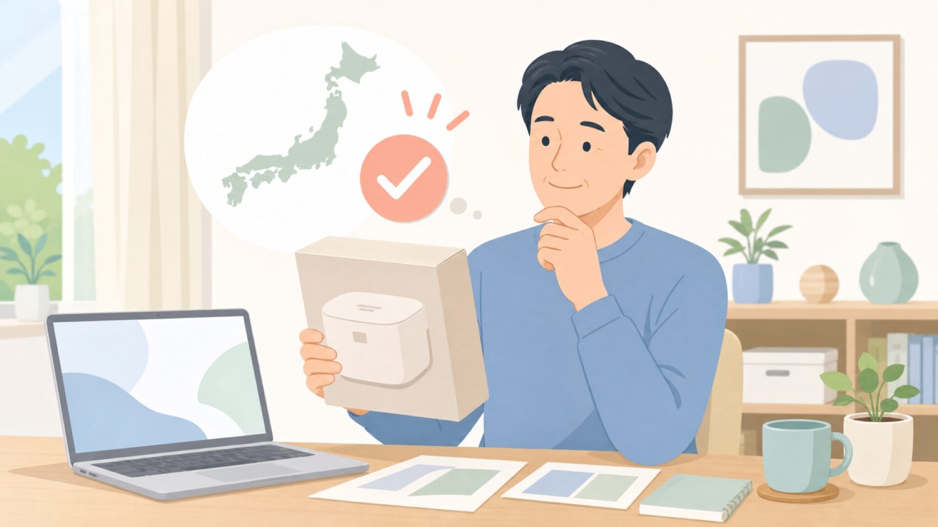 日本ブランドと分かり安心する買い物客