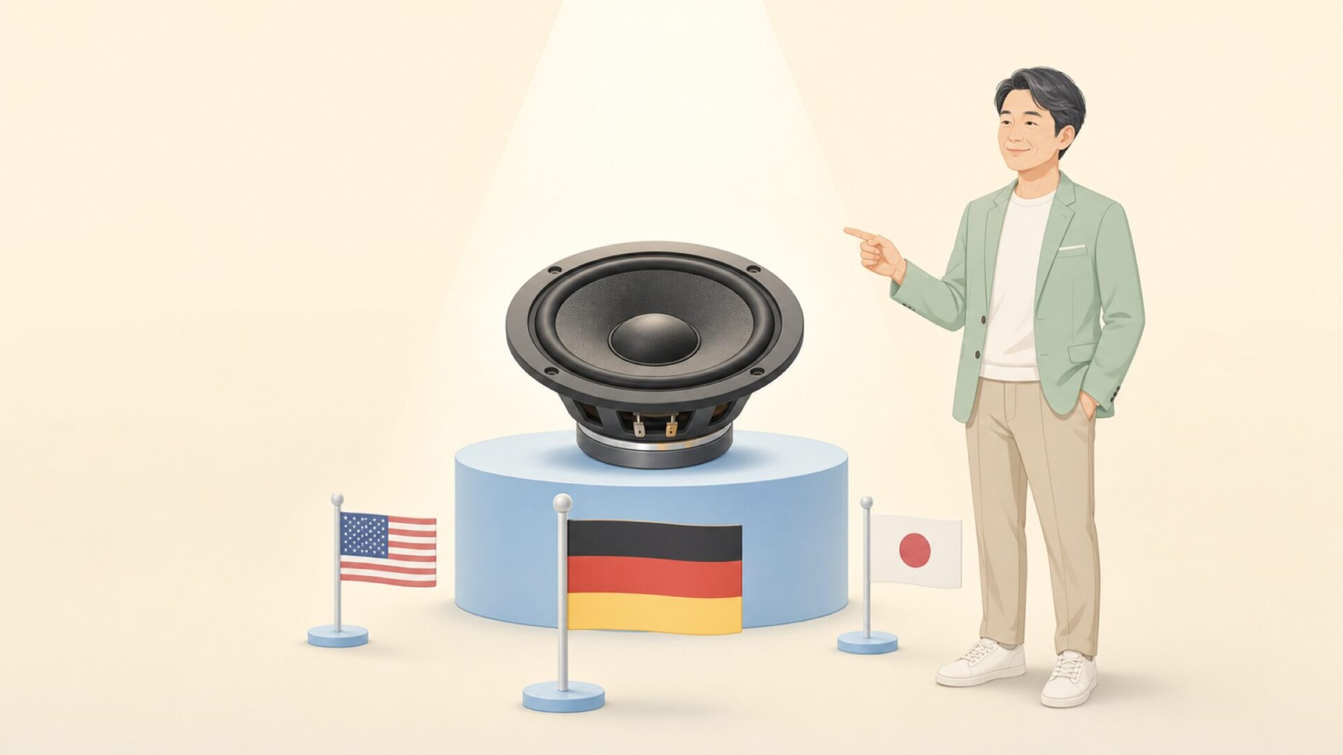 Etonの本国がドイツであるという結論を視覚的に示すイラスト