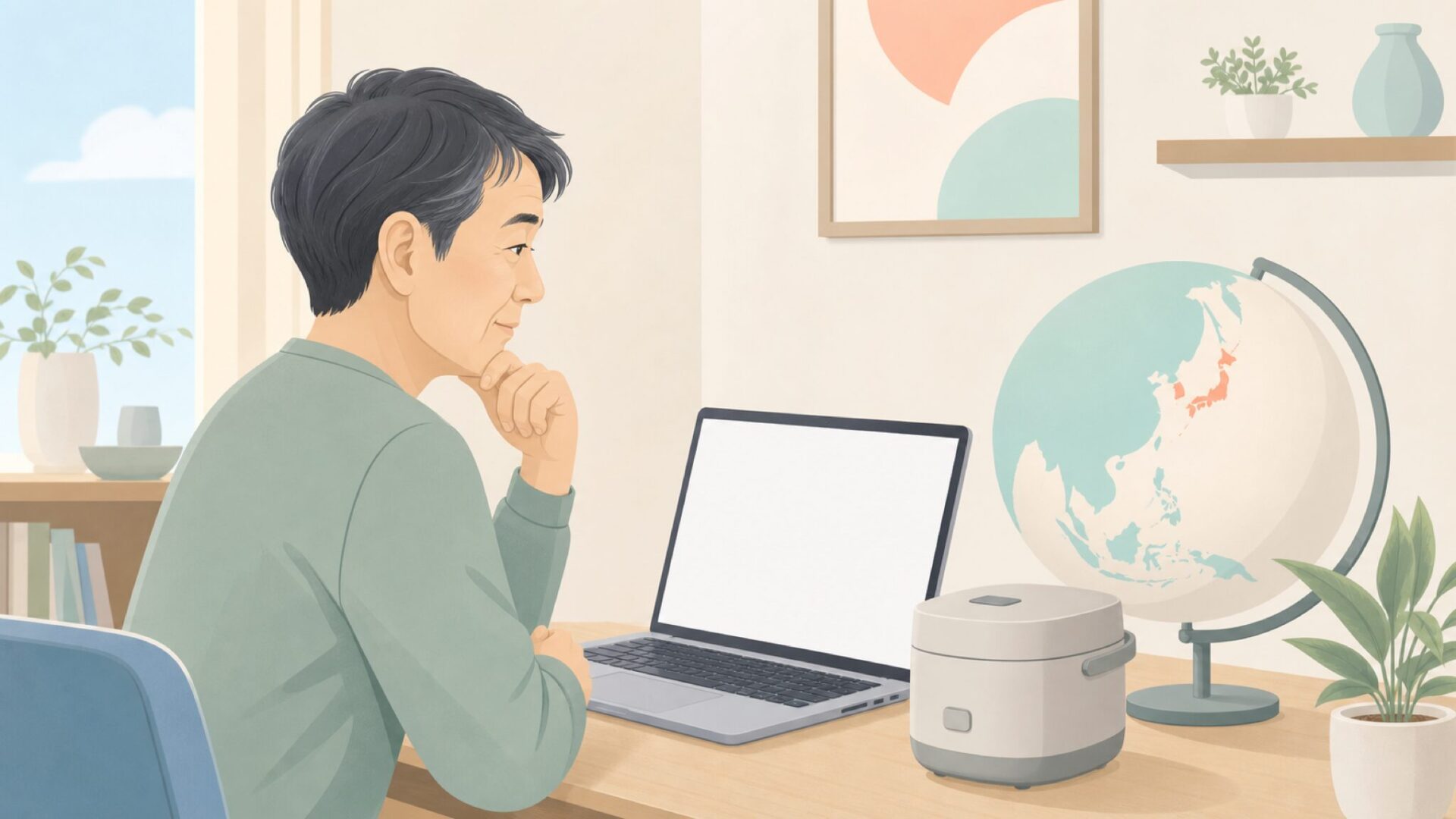 U ULTTYの国とブランド実態を調べる様子