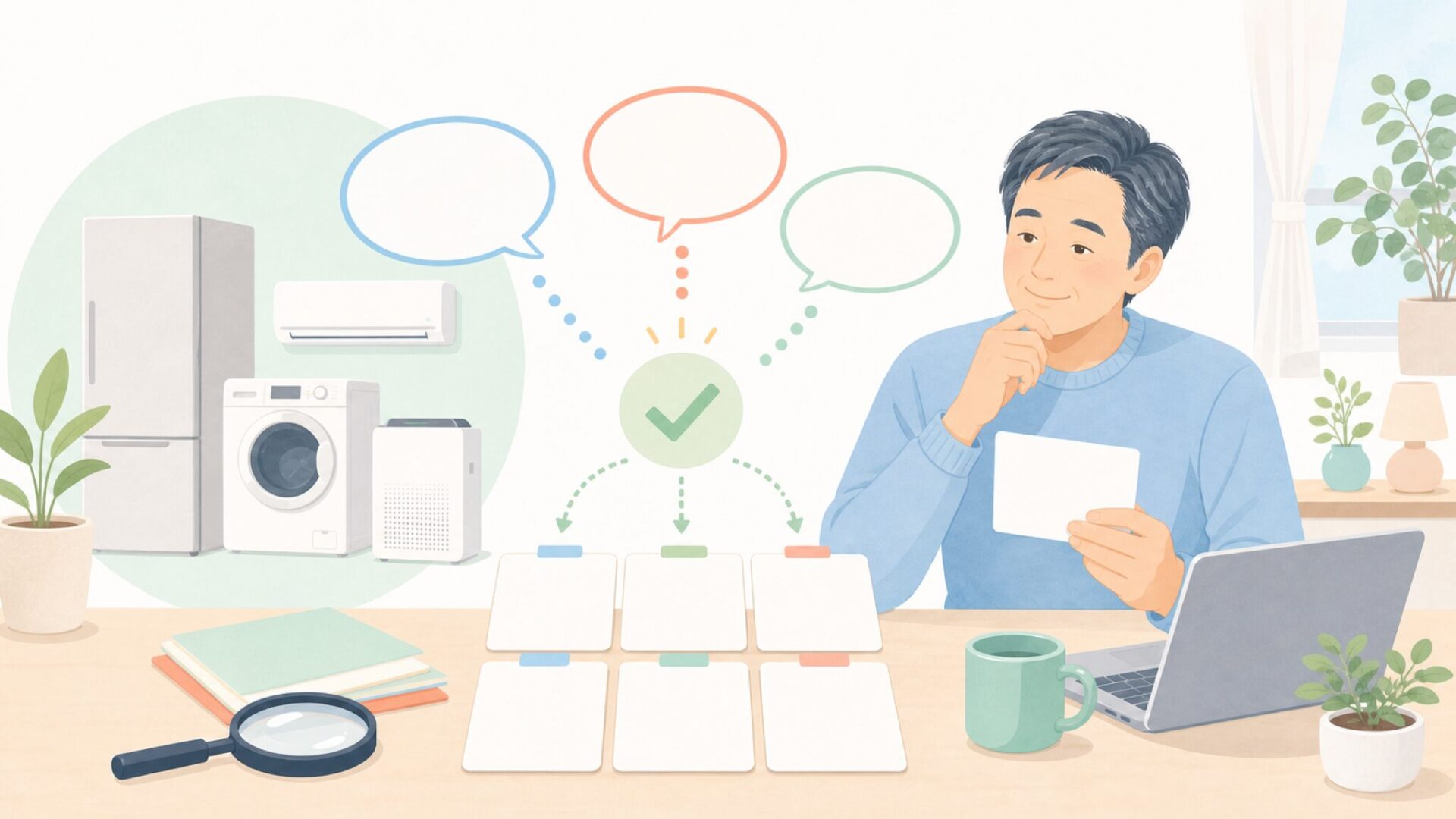 よくある疑問を整理する購入者