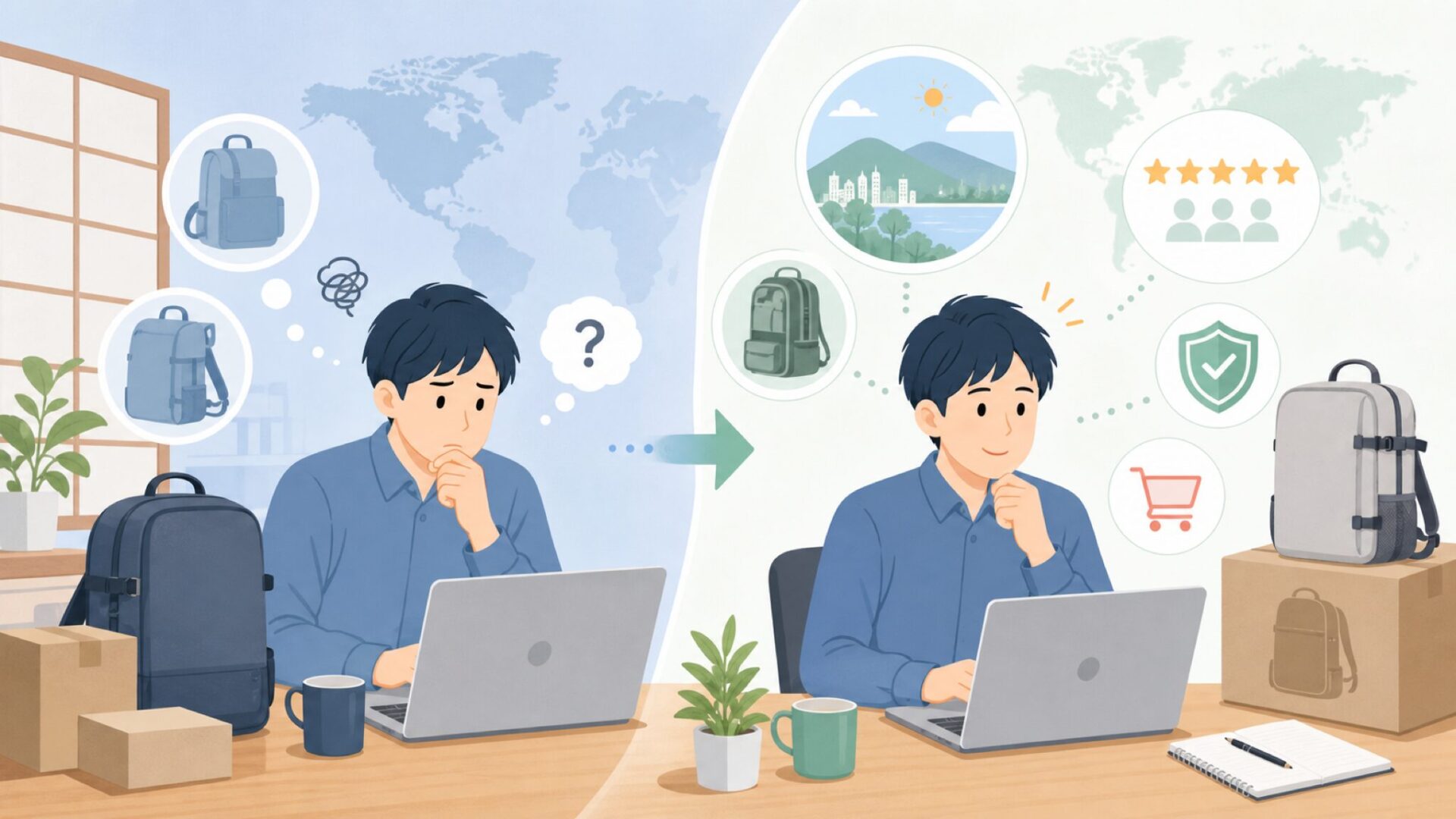 よくある質問を表すイラスト