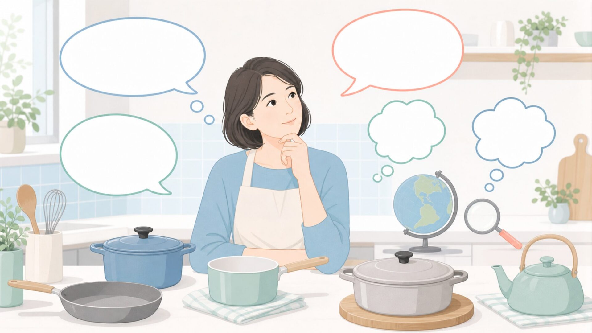 ビタクラフトの疑問を整理するキッチンの様子