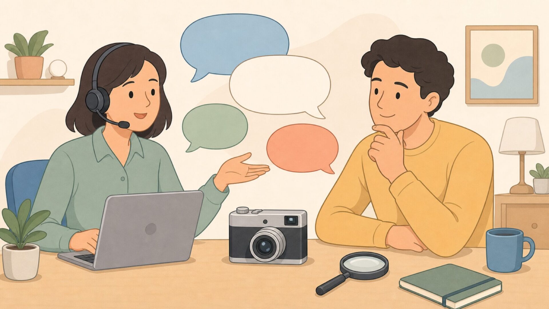 コダックカメラの疑問を解消するイラスト
