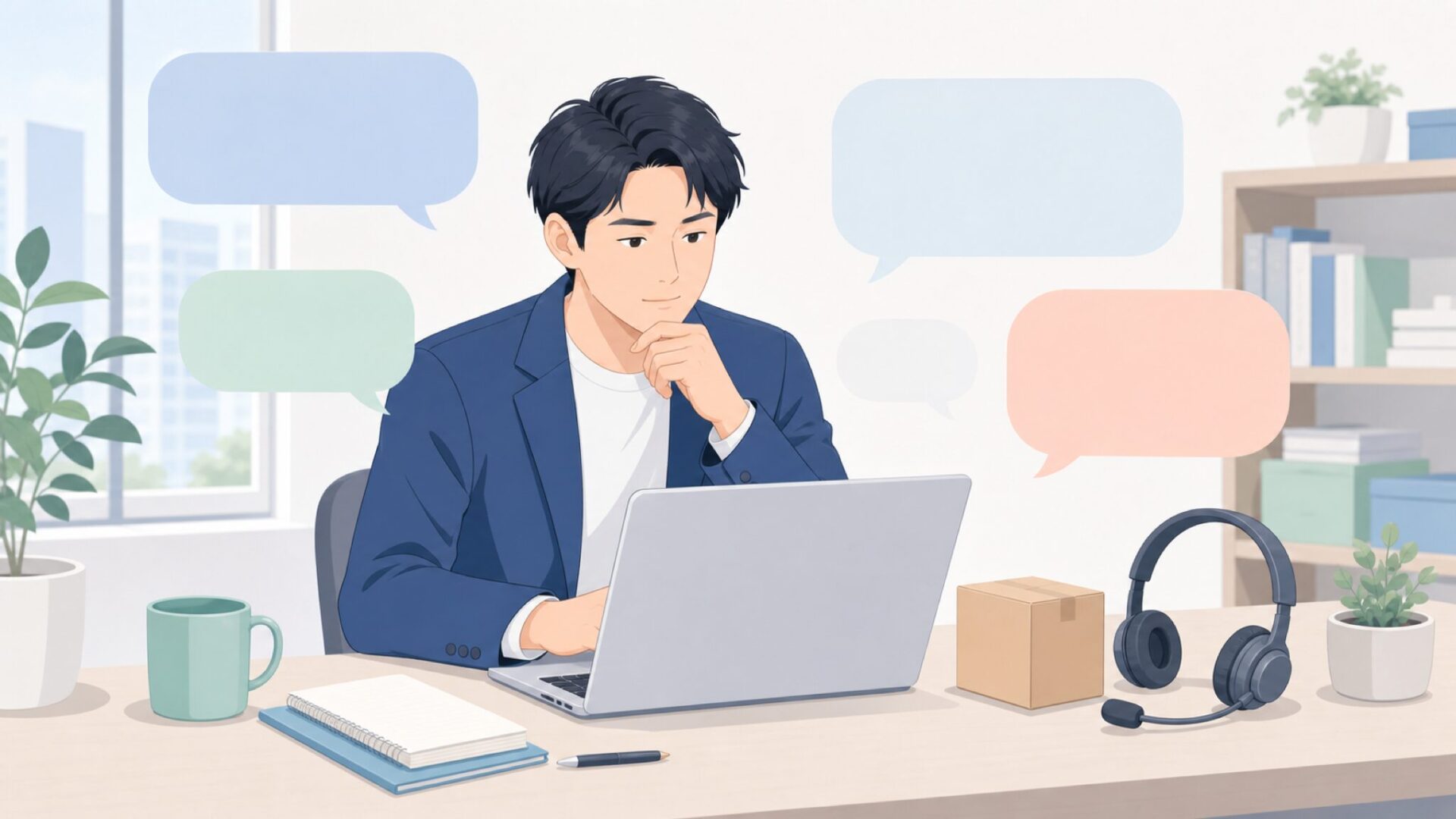 購入前の疑問を相談する人