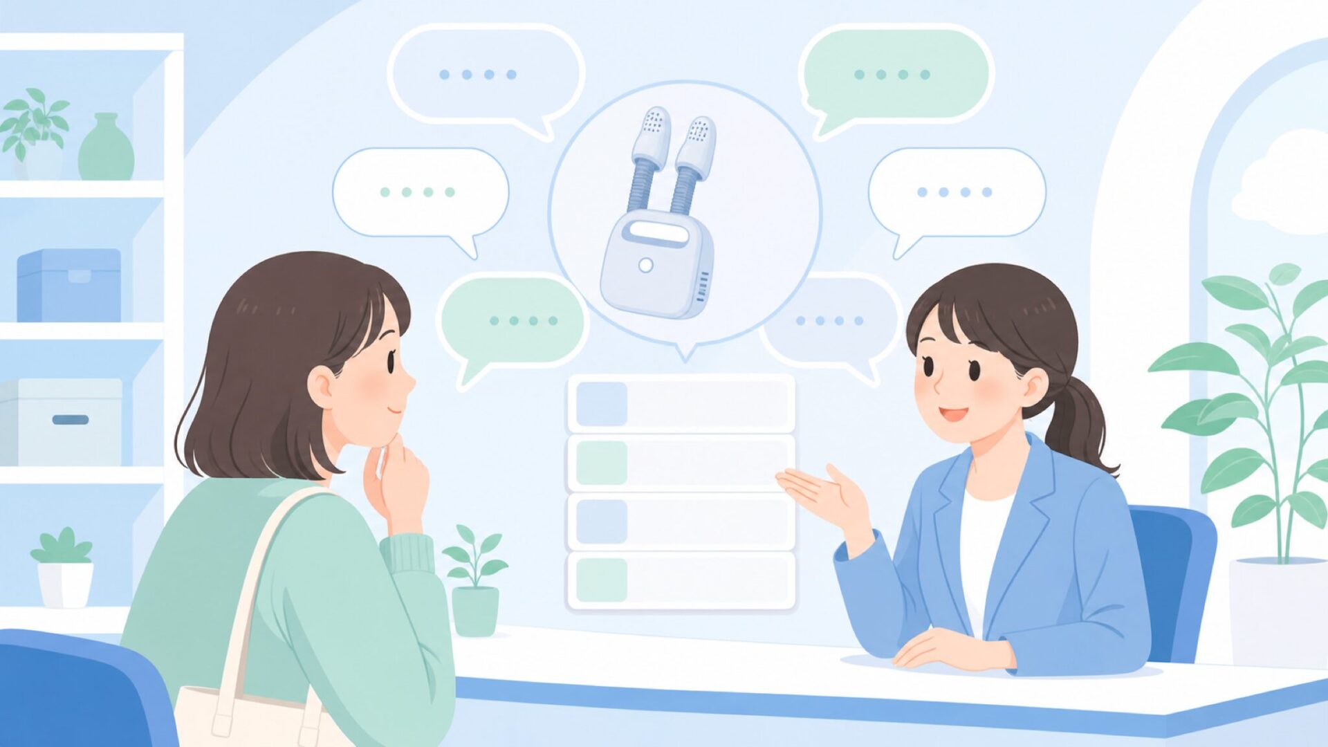 購入前の疑問を整理して確認する場面