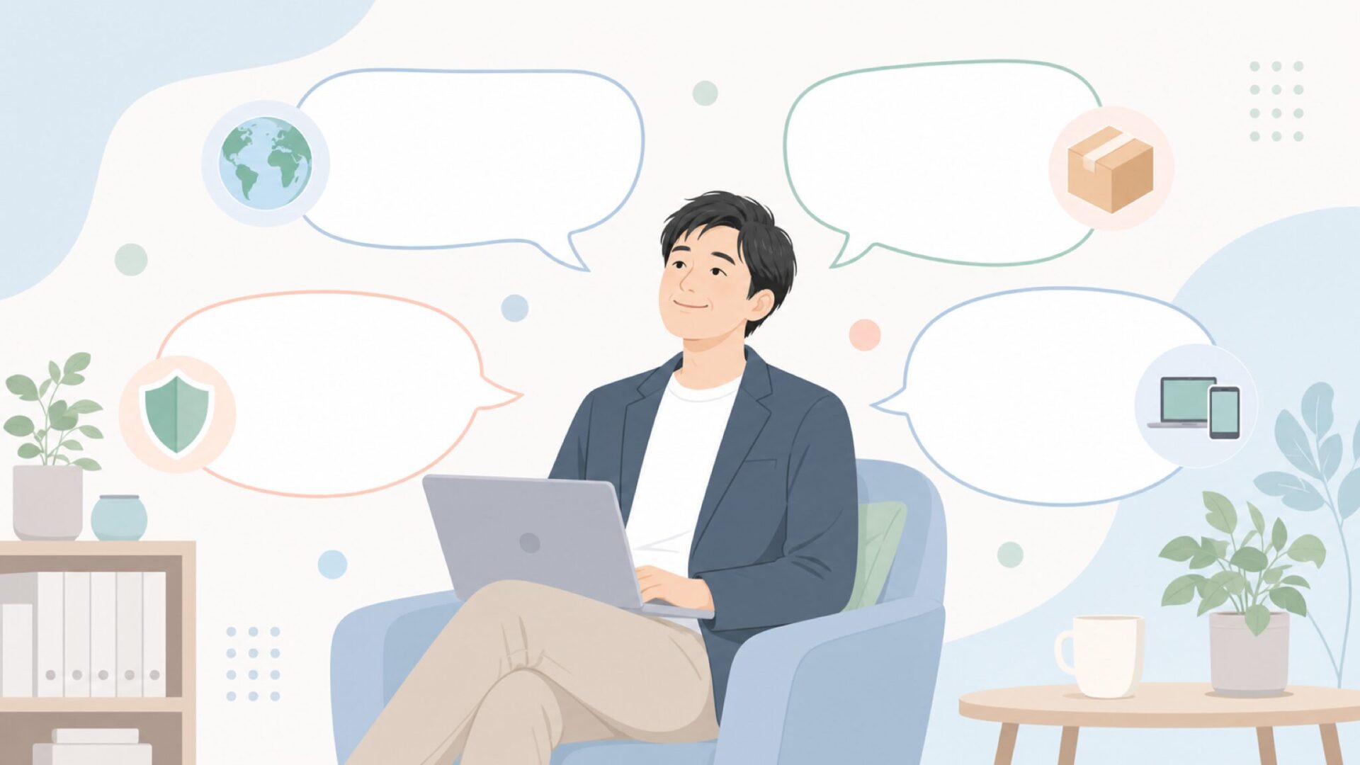 疑問点を整理して安心する人物