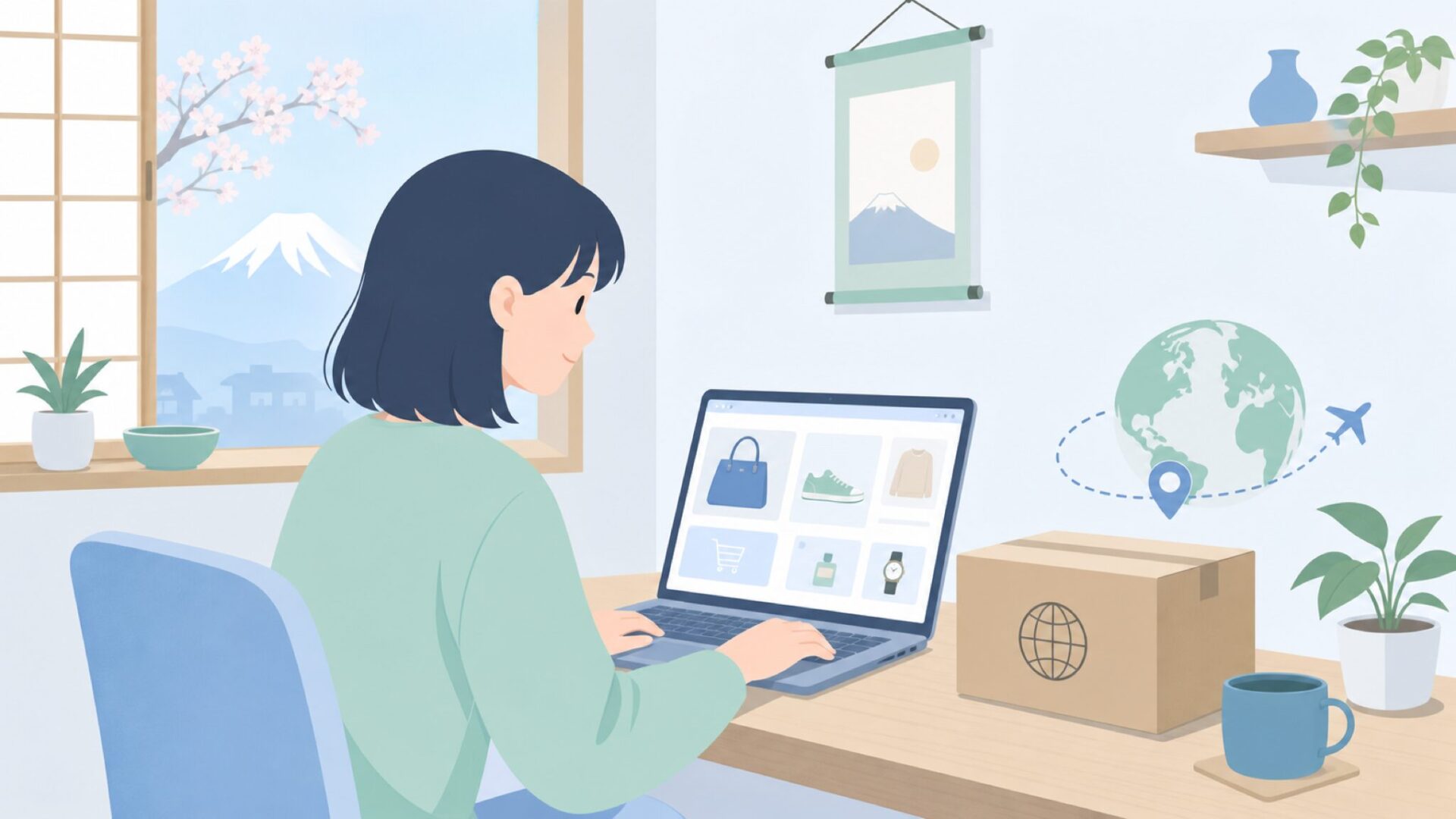 日本から海外オーディオブランドを購入するイメージ