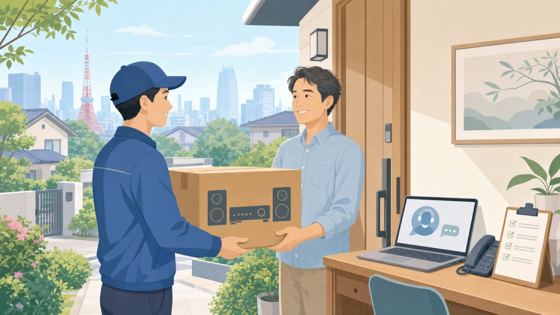 日本国内に届くオーディオ機器とサポート窓口の安心感