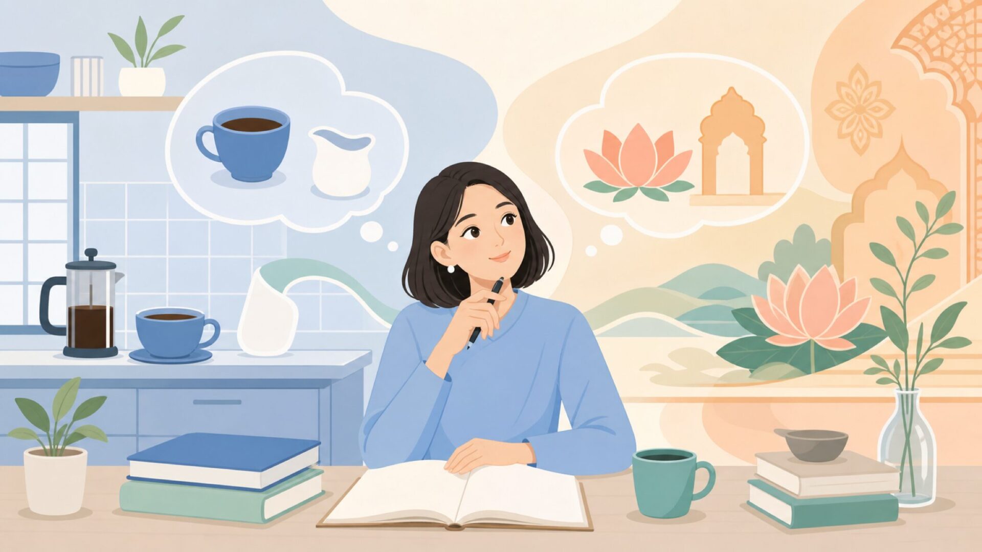 名前の由来を理解する女性