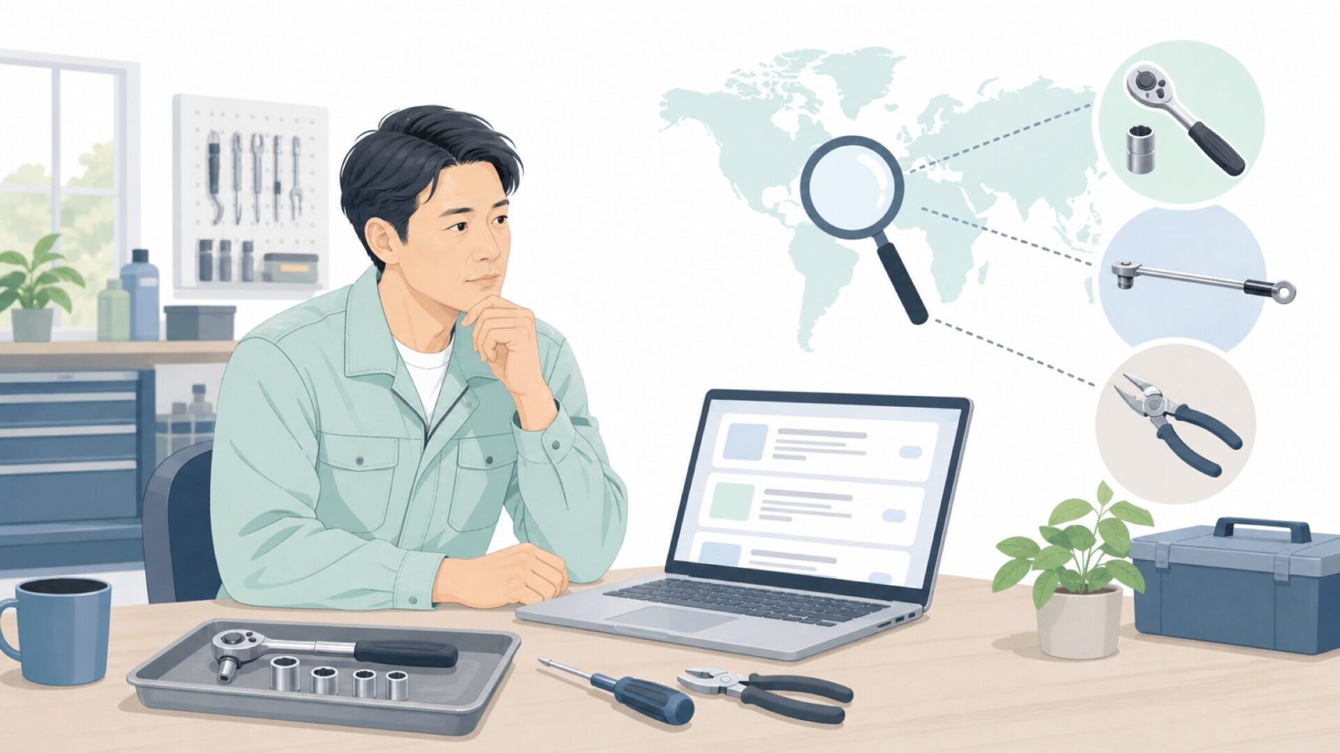 中国製KAKAブランドの品質と信頼性を正直に評価するを表すイラスト