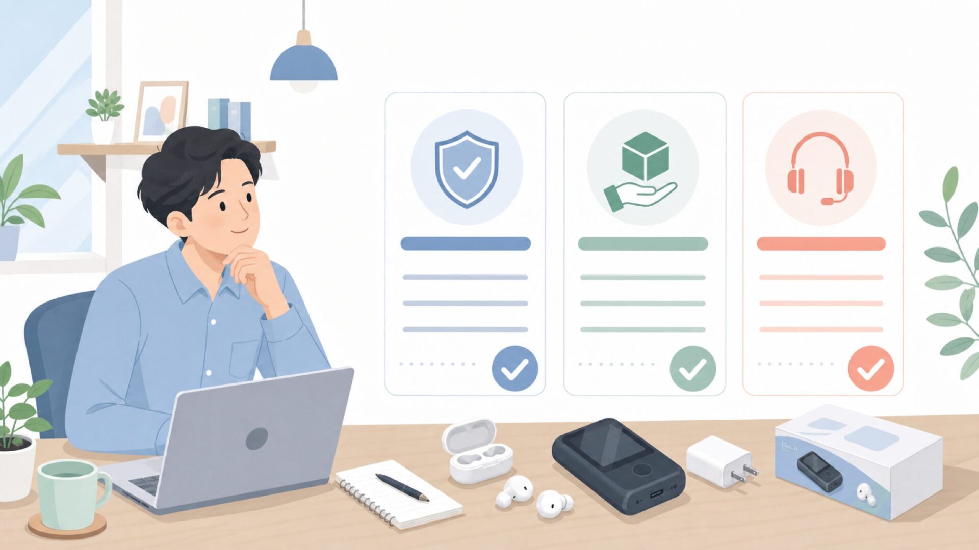疑問を整理して解消するFAQのイメージ