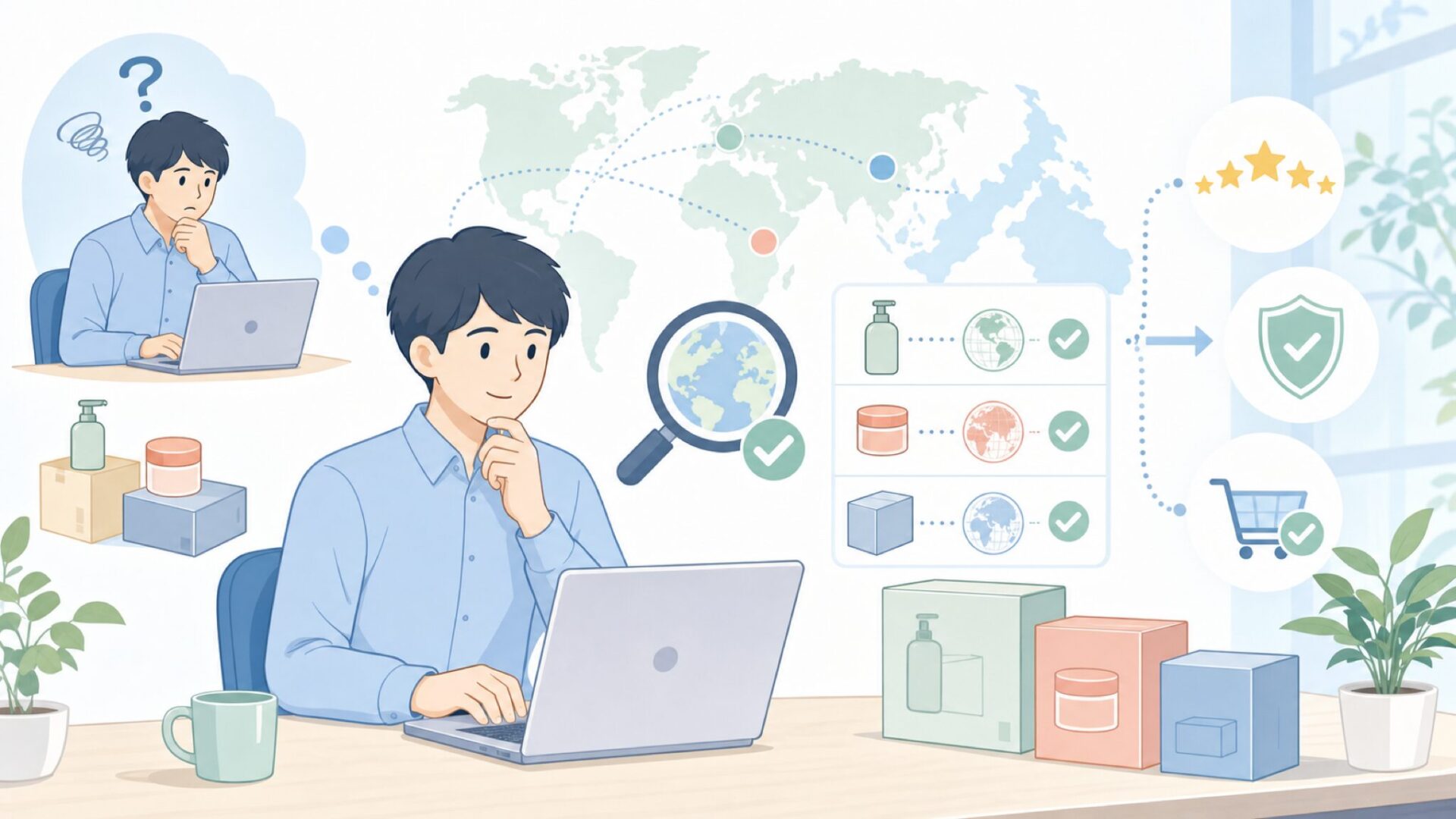 Minimoはどこの国かが分かりにくい本当の理由を表すイラスト