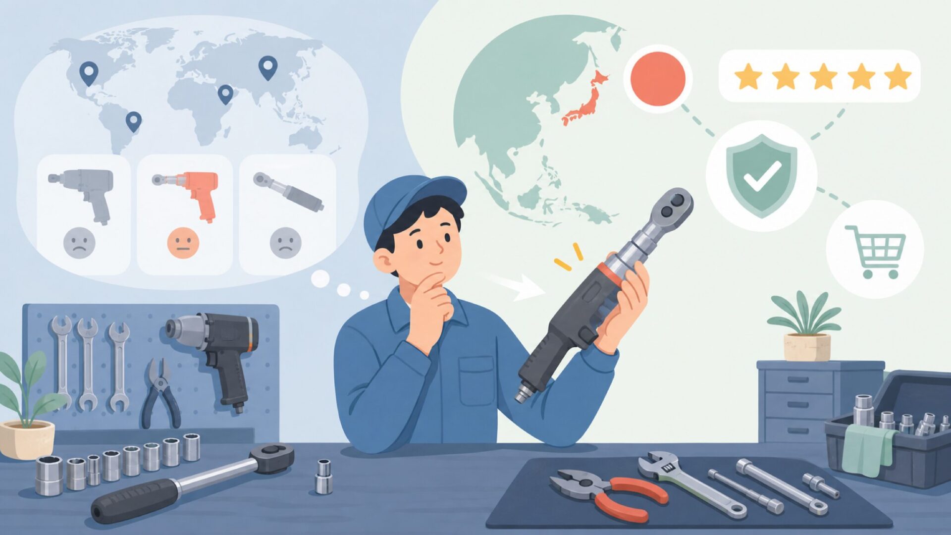 Tohnichi(トルク)はどこの国のブランド?結論は日本を表すイラスト