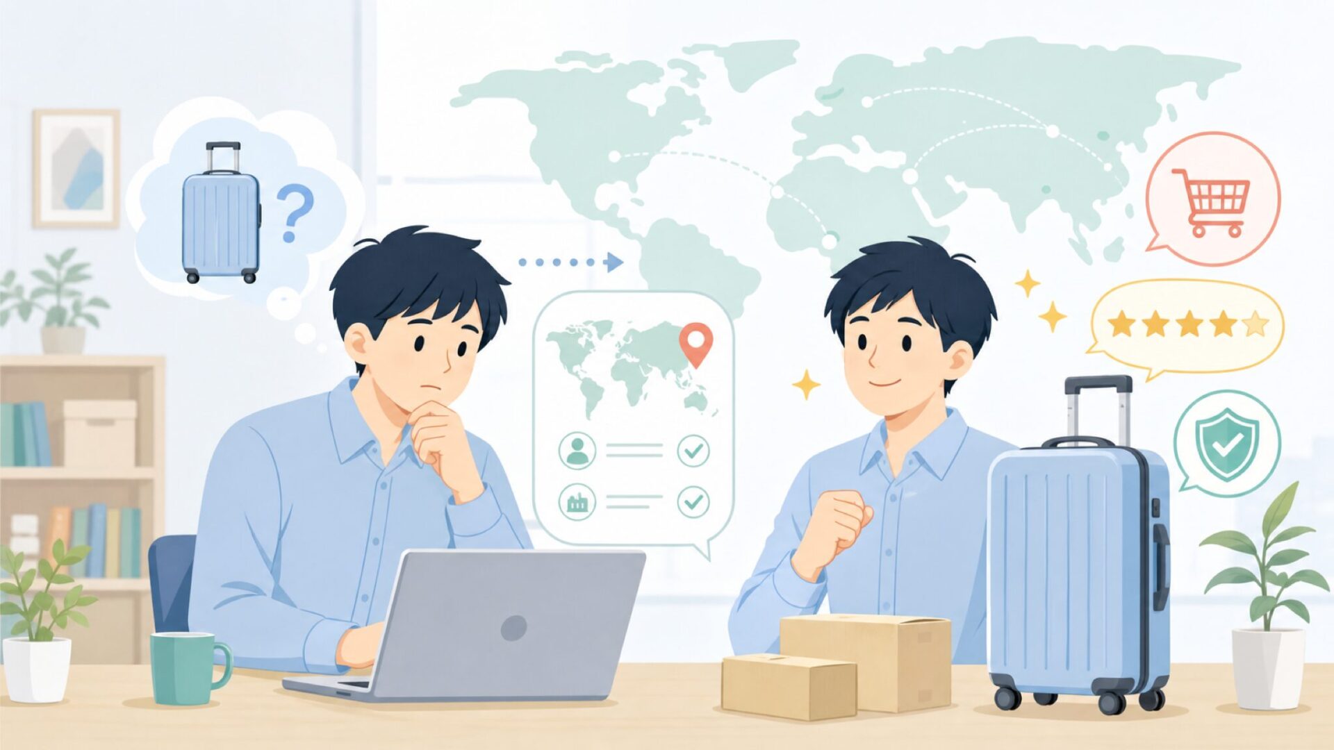 PROEVOはどこの国のブランド？結論は福岡発の日本ブランドを表すイラスト