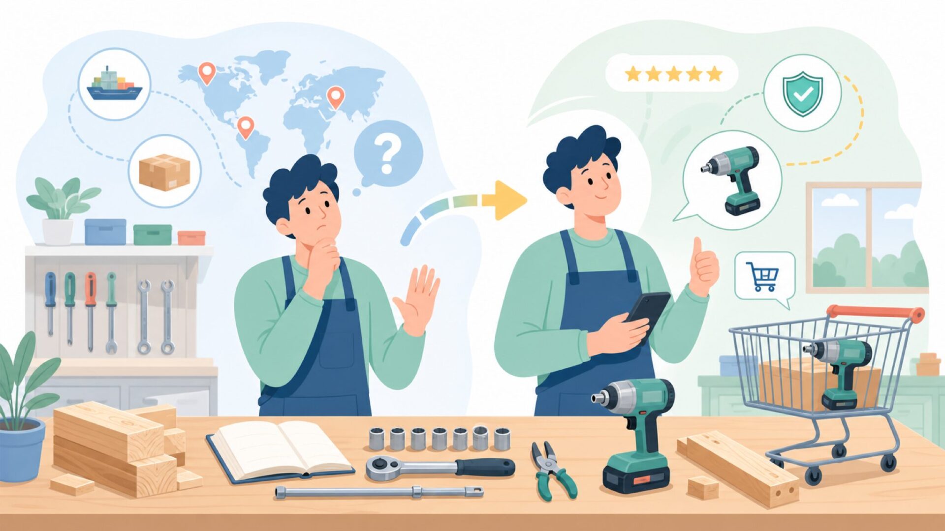 Lee Valley Toolsはどんな会社か——1978年創業・オタワ本社の老舗を表すイラスト