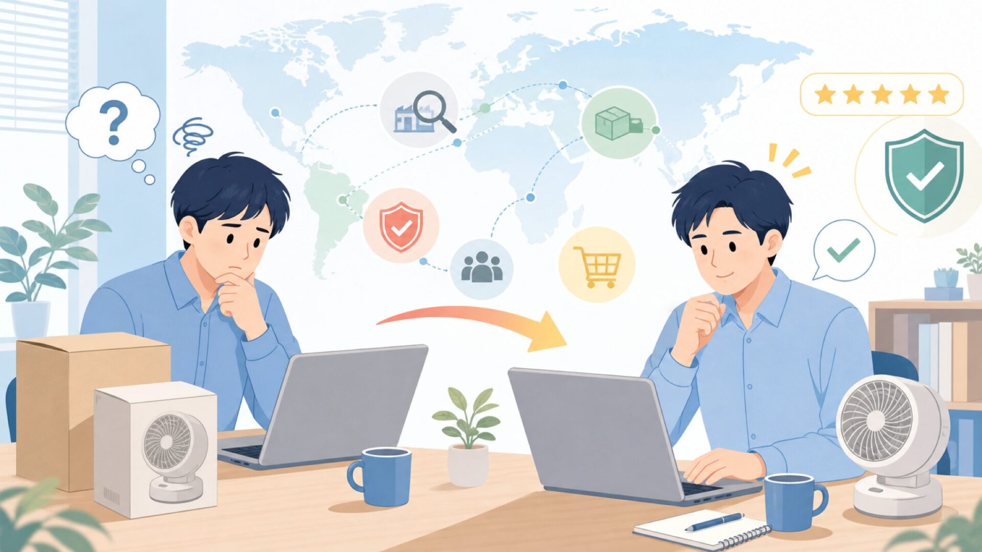 製品の製造国はどこか——「中国製」は本当に問題なのかを表すイラスト