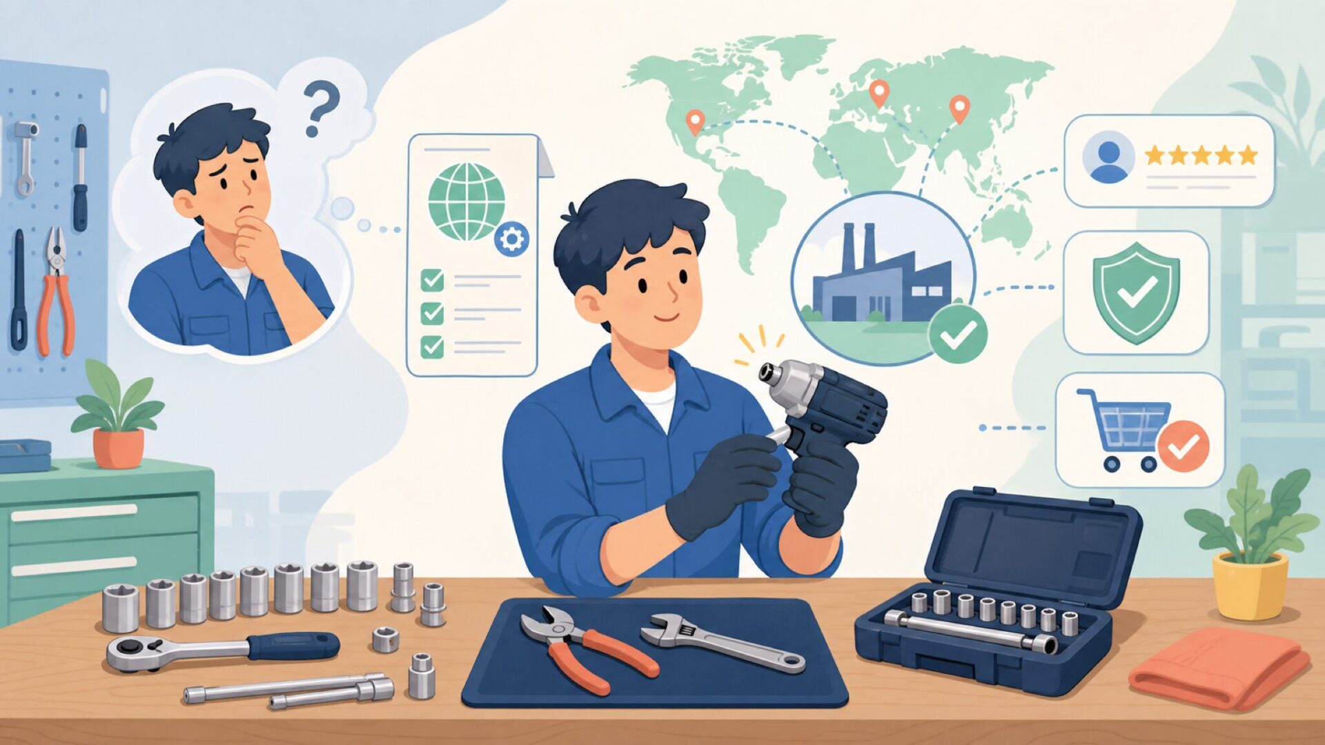 「Japan」表記は本物か？製造国を見分けるポイントを表すイラスト