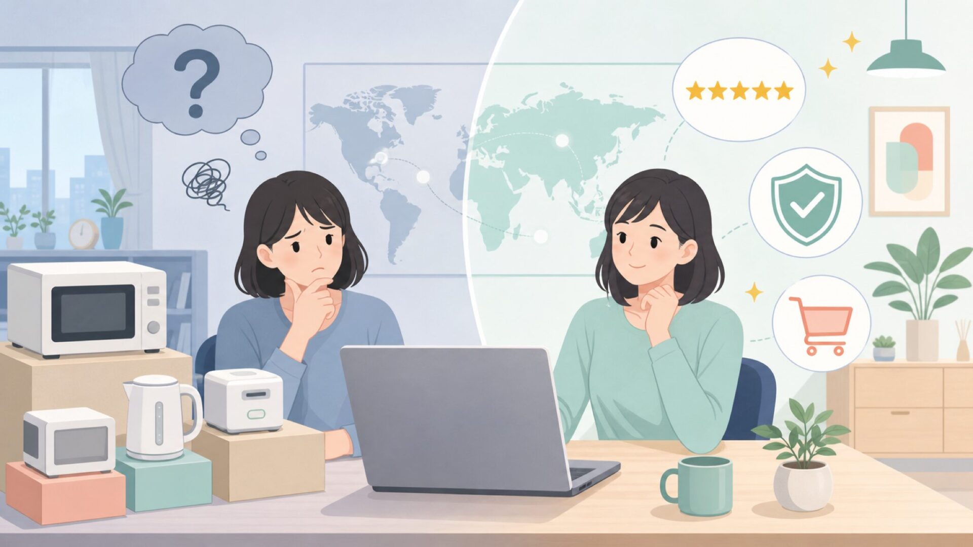 MAXZENが向いている人・向いていない人を表すイラスト