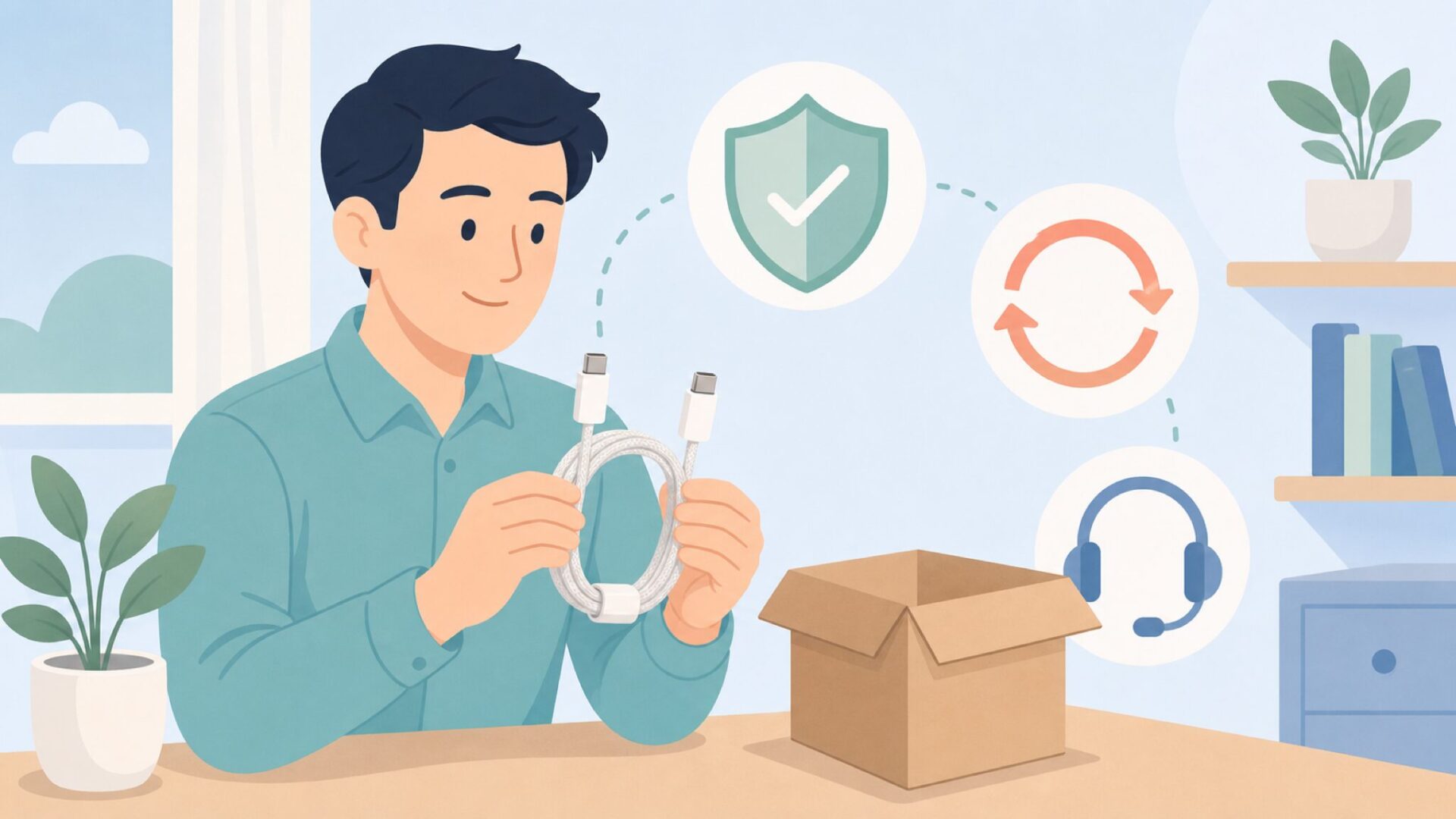 保証交換の流れを確認する利用者