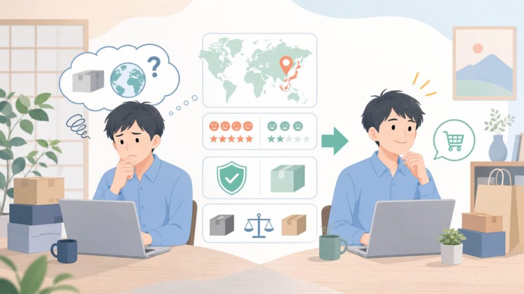 Boleveはどこの国のメーカー？評判・口コミと国内ブランド比較の要点を表すイラスト