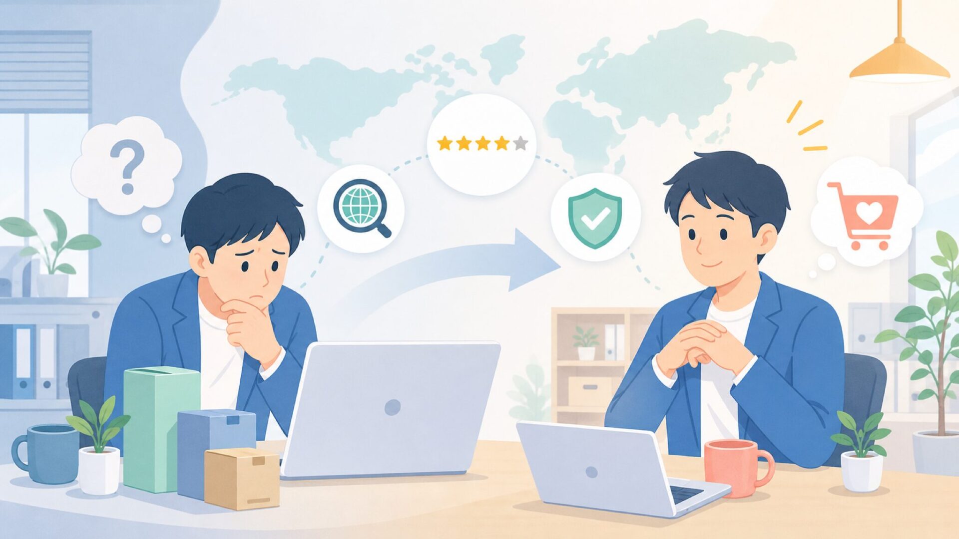 Yopetはどこの国のブランド？中国製でも安心できる理由を徹底解説の要点を表すイラスト