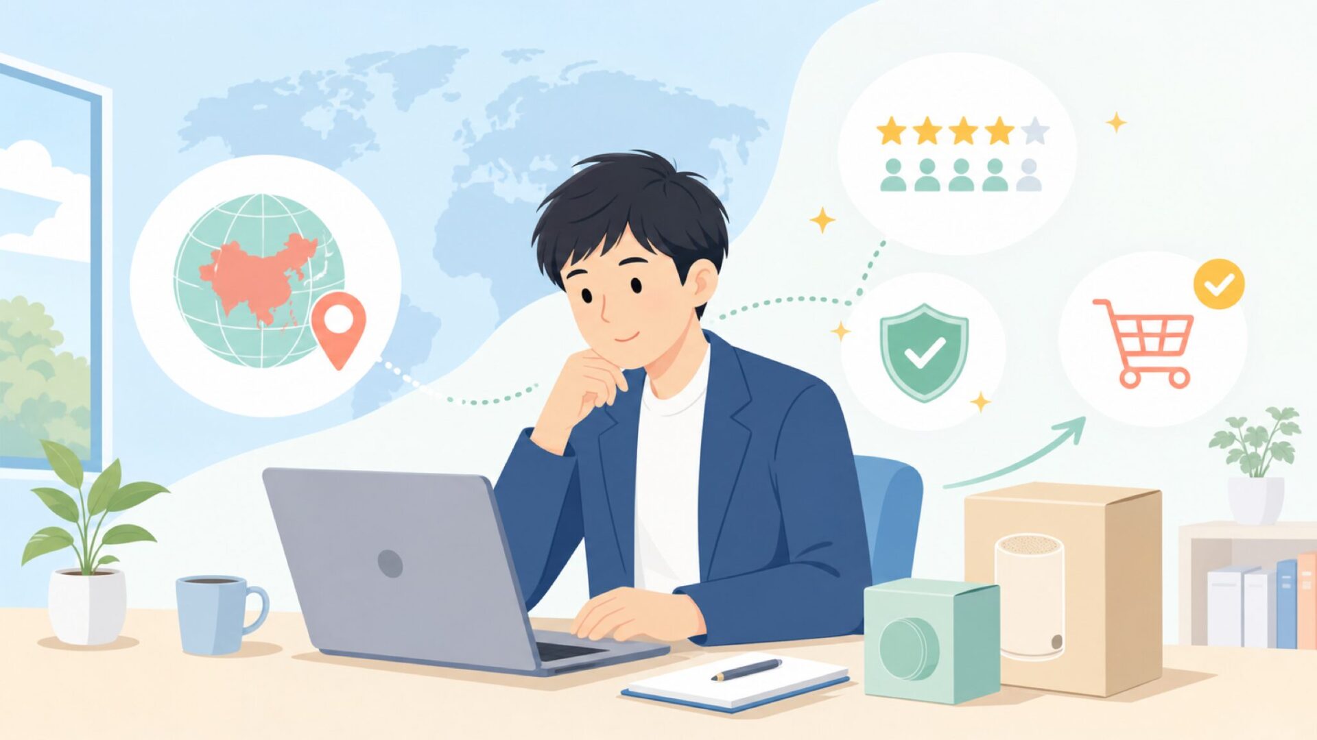 Babymoovはどこの国？フランス生まれの理由と安心して選べる根拠を解説の要点を表すイラスト